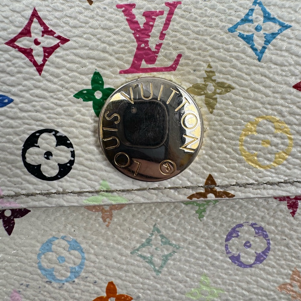 Louis Vuitton Murikami Monogram long wallet with rare blue interior-super clean - Picture 7 of 8